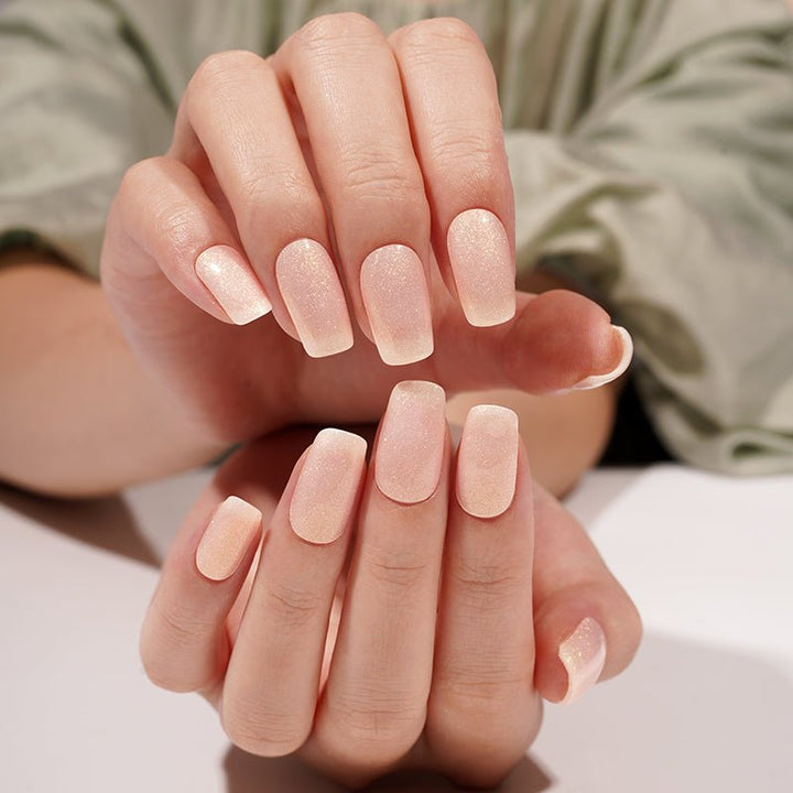 SEMI CURED GEL NAIL STICKER Devil J Collection N Golden Veil - Hi Gorgeous AU