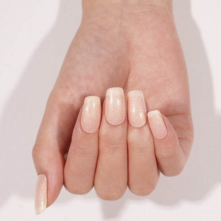 SEMI CURED GEL NAIL STICKER Devil J Collection N Golden Veil - Hi Gorgeous AU