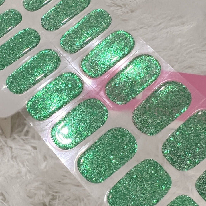 SEMI CURED GEL NAIL STICKER Devil J Collection N Green Light - Hi Gorgeous AU