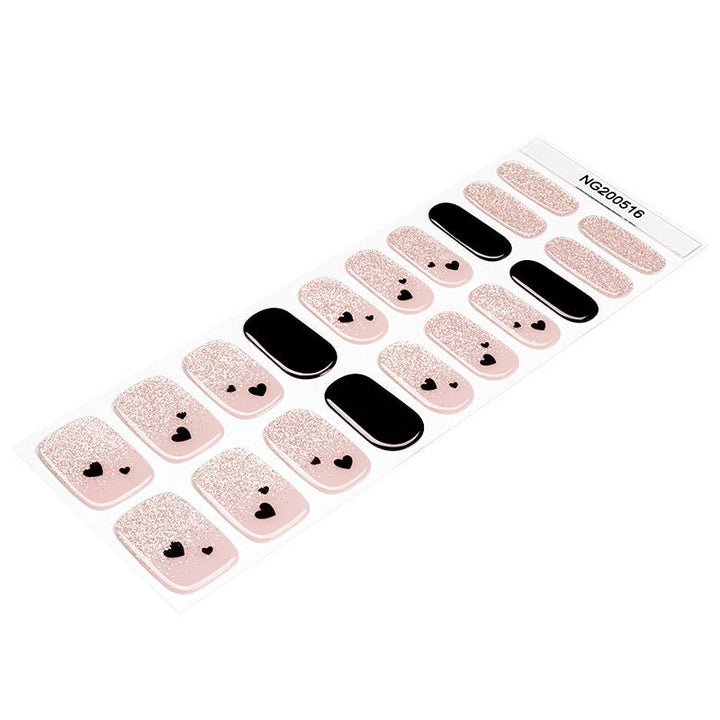SEMI CURED GEL NAIL STICKER Devil J Collection N Hearts & Haze - Hi Gorgeous AU