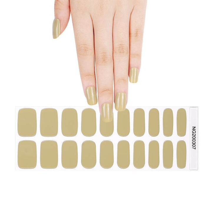 SEMI CURED GEL NAIL STICKER Devil J Collection N Ivory - Hi Gorgeous AU