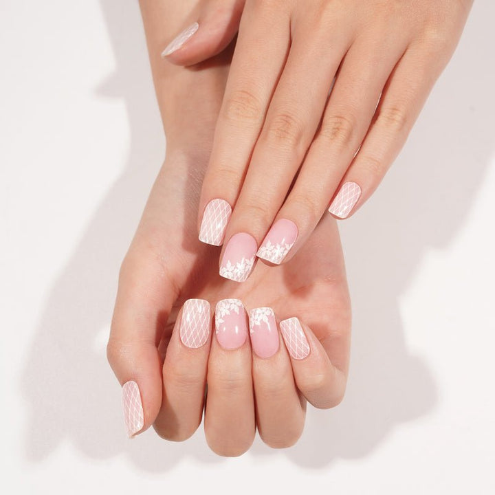 SEMI CURED GEL NAIL STICKER Devil J Collection N Lace Blossom - Hi Gorgeous AU
