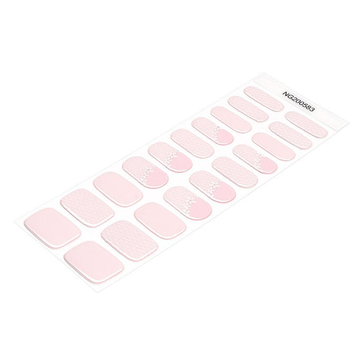 SEMI CURED GEL NAIL STICKER Devil J Collection N Lace Blossom - Hi Gorgeous AU