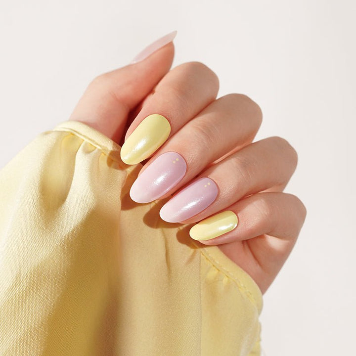 SEMI CURED GEL NAIL STICKER Devil J Collection N Lemon Blush - Hi Gorgeous AU