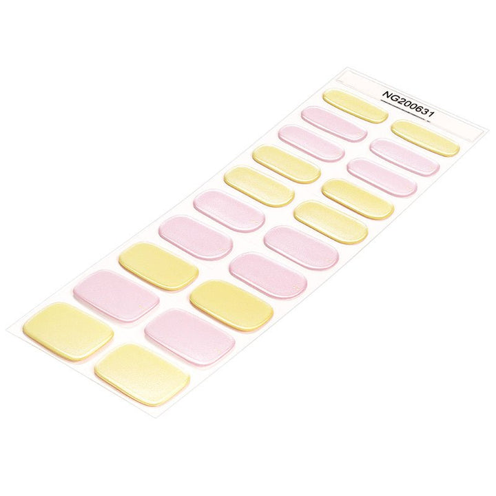 SEMI CURED GEL NAIL STICKER Devil J Collection N Lemon Blush - Hi Gorgeous AU