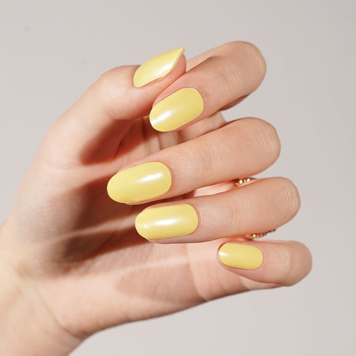 SEMI CURED GEL NAIL STICKER Devil J Collection N Lemon Glow - Hi Gorgeous AU