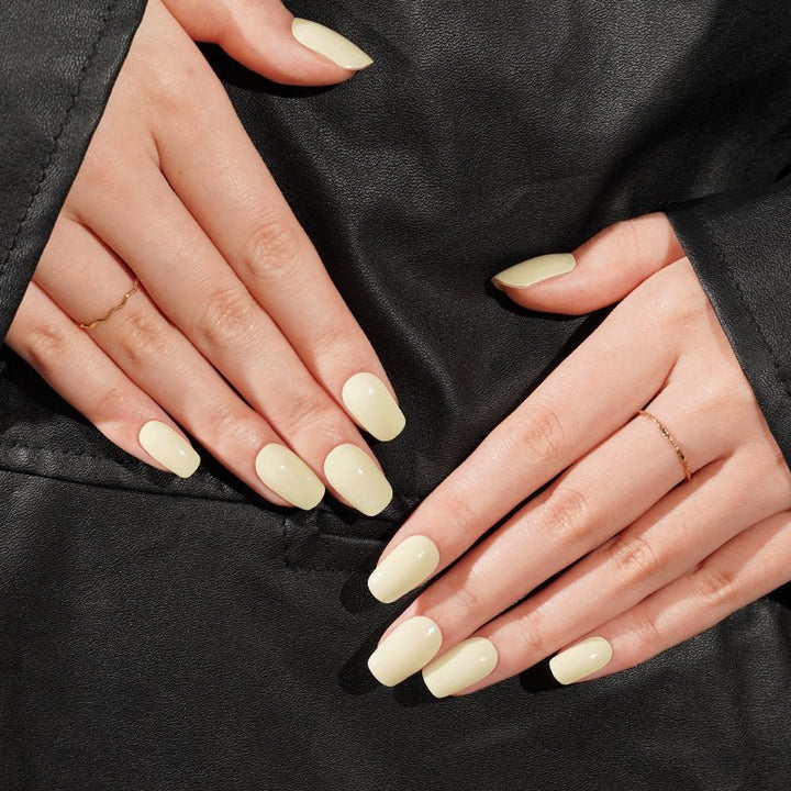 SEMI CURED GEL NAIL STICKER Devil J Collection N Lemon Soufflé - Hi Gorgeous AU