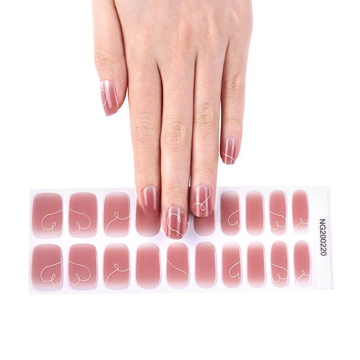 SEMI CURED GEL NAIL STICKER Devil J Collection N Loving You - Hi Gorgeous AU