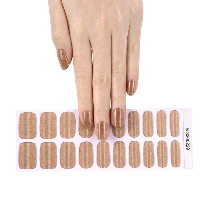 SEMI CURED GEL NAIL STICKER Devil J Collection N Magic Nude - Hi Gorgeous AU