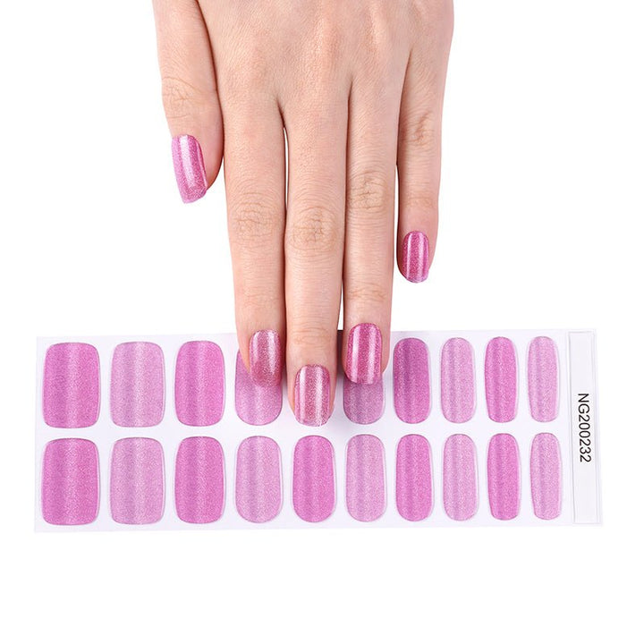 SEMI CURED GEL NAIL STICKER Devil J Collection N Magic Pink - Hi Gorgeous AU