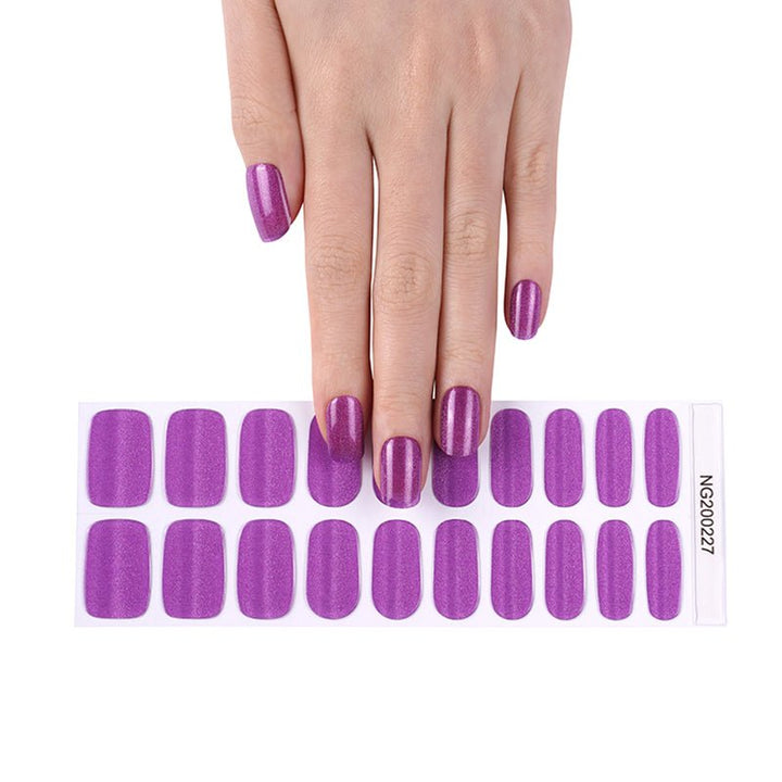 SEMI CURED GEL NAIL STICKER Devil J Collection N Magic Purple - Hi Gorgeous AU