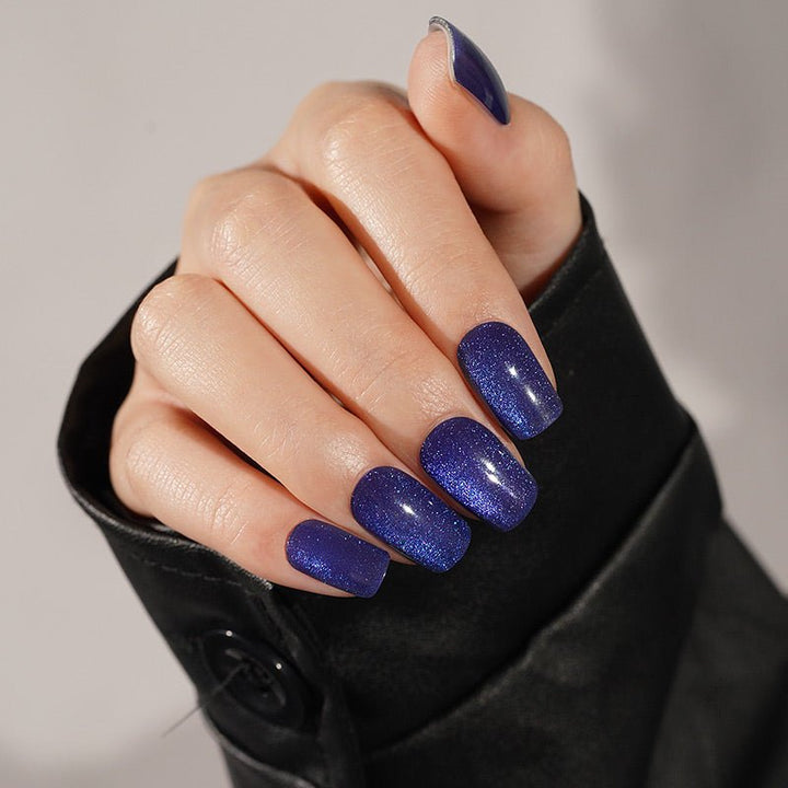 SEMI CURED GEL NAIL STICKER Devil J Collection N Magic Sapphire - Hi Gorgeous AU