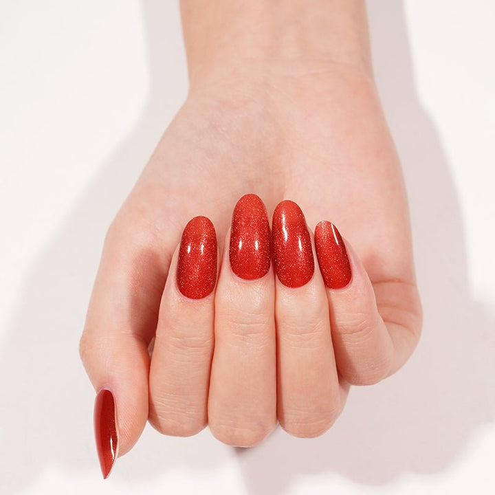 SEMI CURED GEL NAIL STICKER Devil J Collection N Magic Scarlet - Hi Gorgeous AU