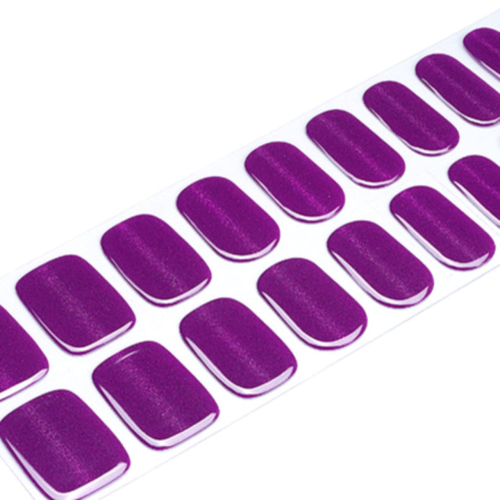 SEMI CURED GEL NAIL STICKER Devil J Collection N Magic Violet - Hi Gorgeous AU