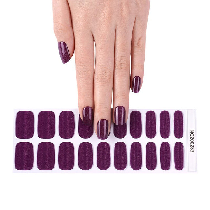 SEMI CURED GEL NAIL STICKER Devil J Collection N Magic Wine - Hi Gorgeous AU