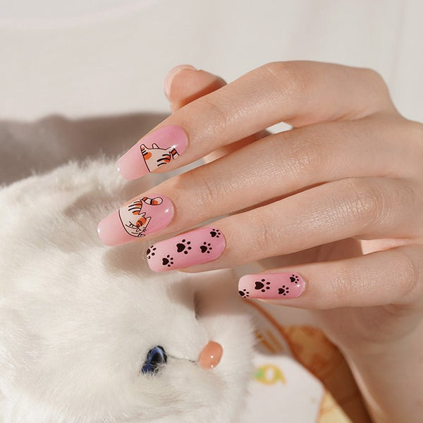 SEMI CURED GEL NAIL STICKER Devil J Collection N Meow - Hi Gorgeous AU