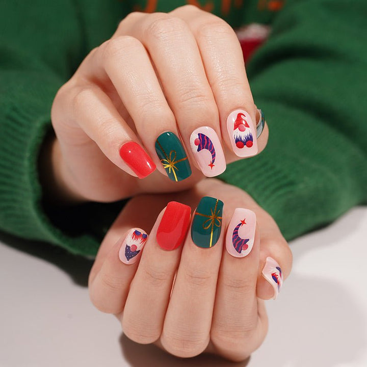 SEMI CURED GEL NAIL STICKER Devil J Collection N Merry Magic ( 2025 Xmas Limited) - Hi Gorgeous AU