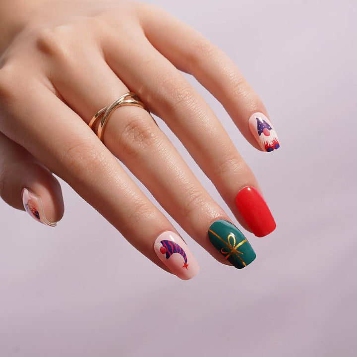 SEMI CURED GEL NAIL STICKER Devil J Collection N Merry Magic ( 2025 Xmas Limited) - Hi Gorgeous AU