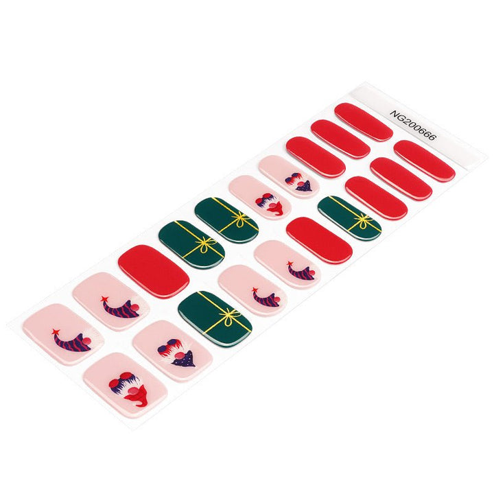 SEMI CURED GEL NAIL STICKER Devil J Collection N Merry Magic ( 2025 Xmas Limited) - Hi Gorgeous AU