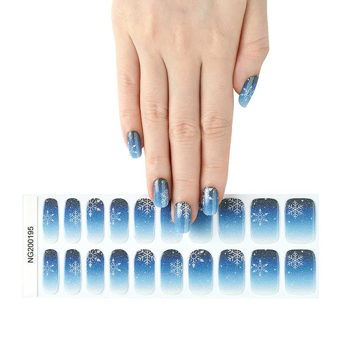 SEMI CURED GEL NAIL STICKER Devil J Collection N Midnight - Hi Gorgeous AU