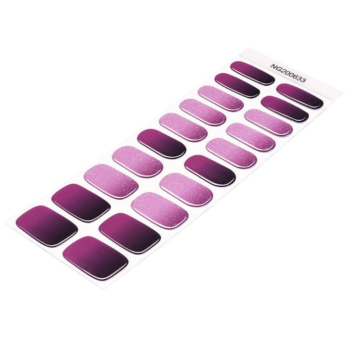 SEMI CURED GEL NAIL STICKER Devil J Collection N Midnight Amethyst - Hi Gorgeous AU