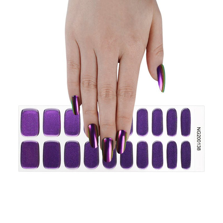 SEMI CURED GEL NAIL STICKER Devil J Collection N Midnight Kiss - Hi Gorgeous AU