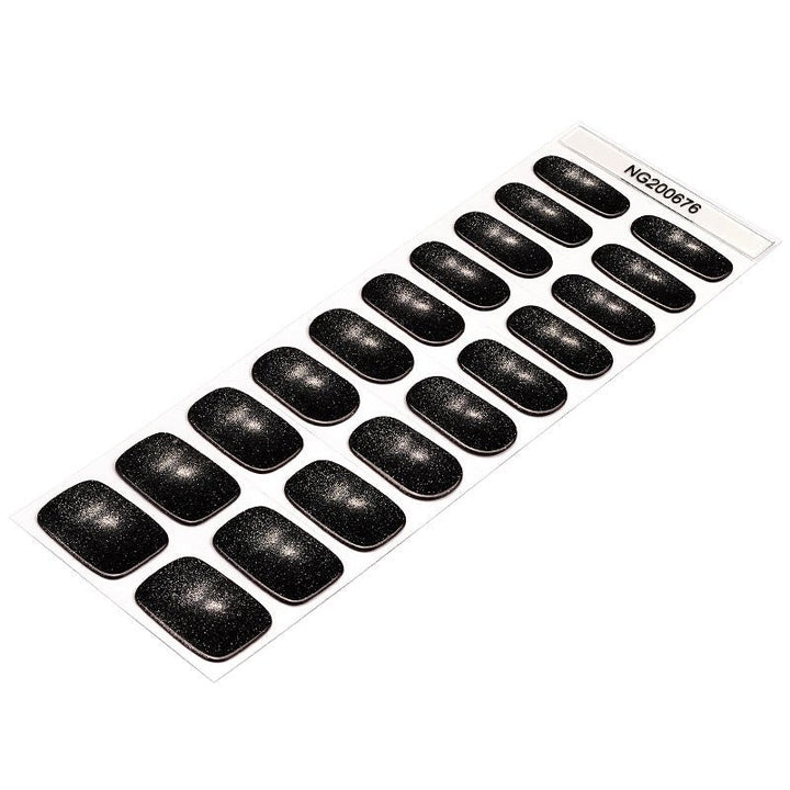 SEMI CURED GEL NAIL STICKER Devil J Collection N Midnight Stardust - Hi Gorgeous AU