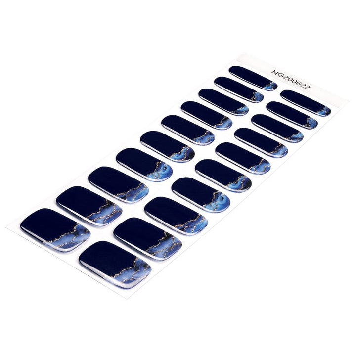 SEMI CURED GEL NAIL STICKER Devil J Collection N Midnight Waves - Hi Gorgeous AU