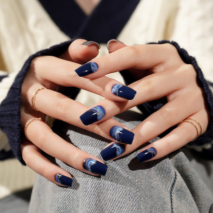 SEMI CURED GEL NAIL STICKER Devil J Collection N Midnight Waves - Hi Gorgeous AU