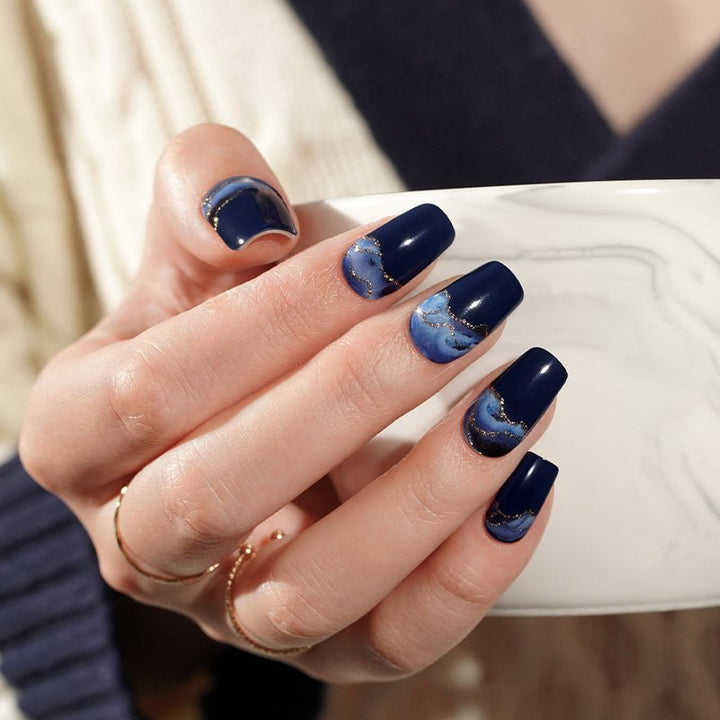 SEMI CURED GEL NAIL STICKER Devil J Collection N Midnight Waves - Hi Gorgeous AU