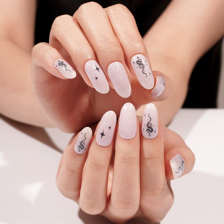 SEMI CURED GEL NAIL STICKER Devil J Collection N Moon Serpent - Hi Gorgeous AU