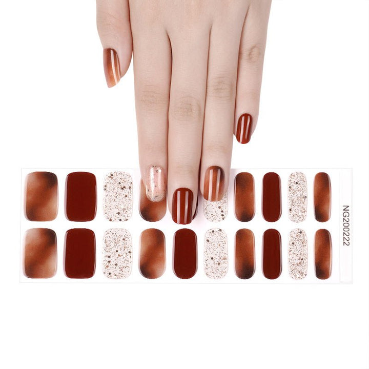 SEMI CURED GEL NAIL STICKER Devil J Collection N Moonlight Autumn - Hi Gorgeous AU