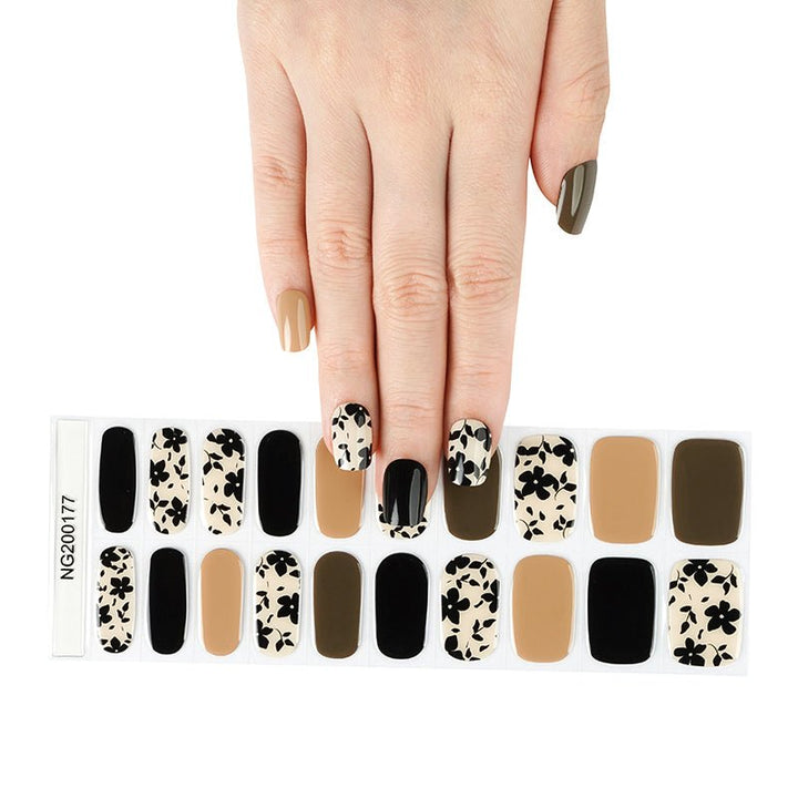 SEMI CURED GEL NAIL STICKER Devil J Collection N Mystery - Hi Gorgeous AU