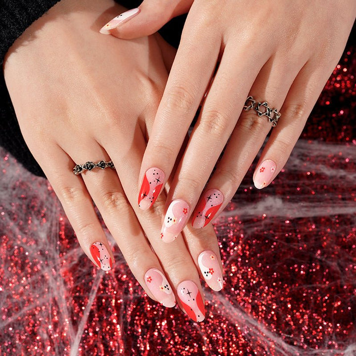 SEMI CURED GEL NAIL STICKER Devil J Collection N N Frosty Charm ( 2025 Xmas Limited) - Hi Gorgeous AU