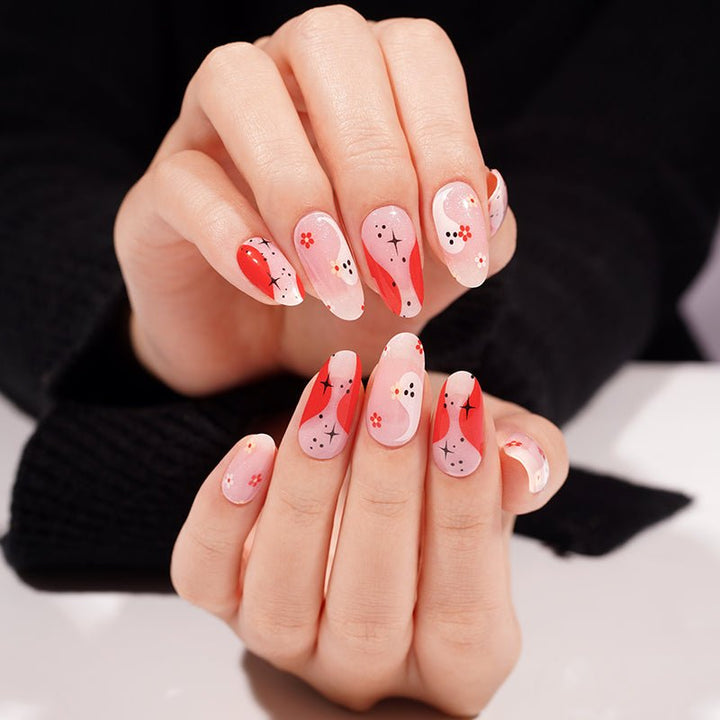 SEMI CURED GEL NAIL STICKER Devil J Collection N N Frosty Charm ( 2025 Xmas Limited) - Hi Gorgeous AU