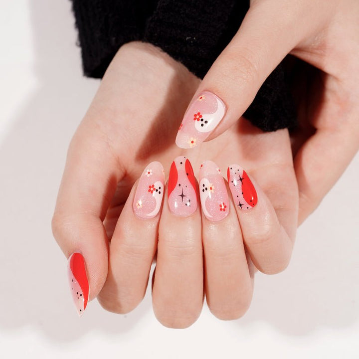 SEMI CURED GEL NAIL STICKER Devil J Collection N N Frosty Charm ( 2025 Xmas Limited) - Hi Gorgeous AU
