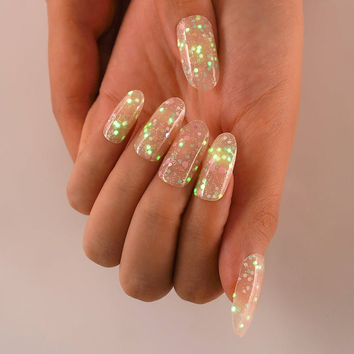 SEMI CURED GEL NAIL STICKER Devil J Collection N No.1 ( Glow In The Dark ) - Hi Gorgeous AU