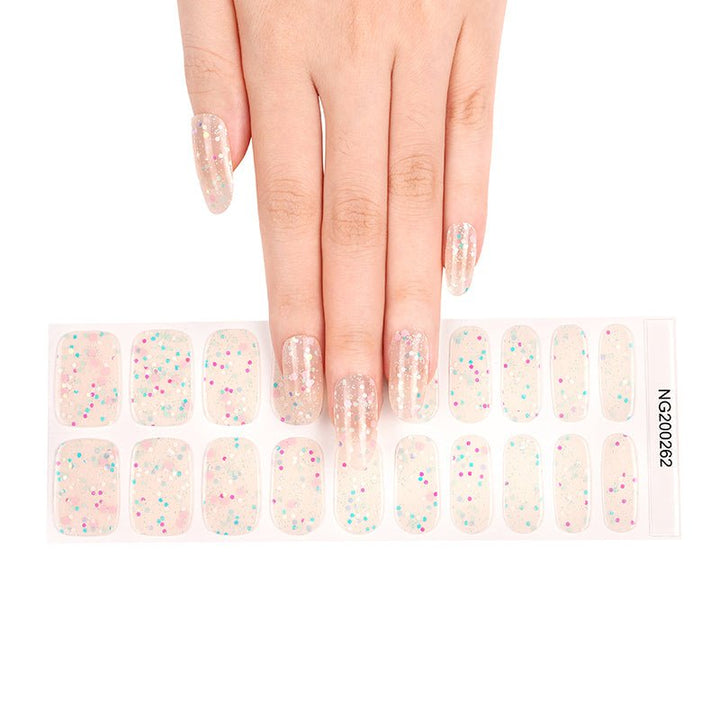 SEMI CURED GEL NAIL STICKER Devil J Collection N No.1 ( Glow In The Dark ) - Hi Gorgeous AU