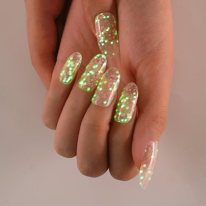 SEMI CURED GEL NAIL STICKER Devil J Collection N No.2 ( Glow In The Dark ) - Hi Gorgeous AU