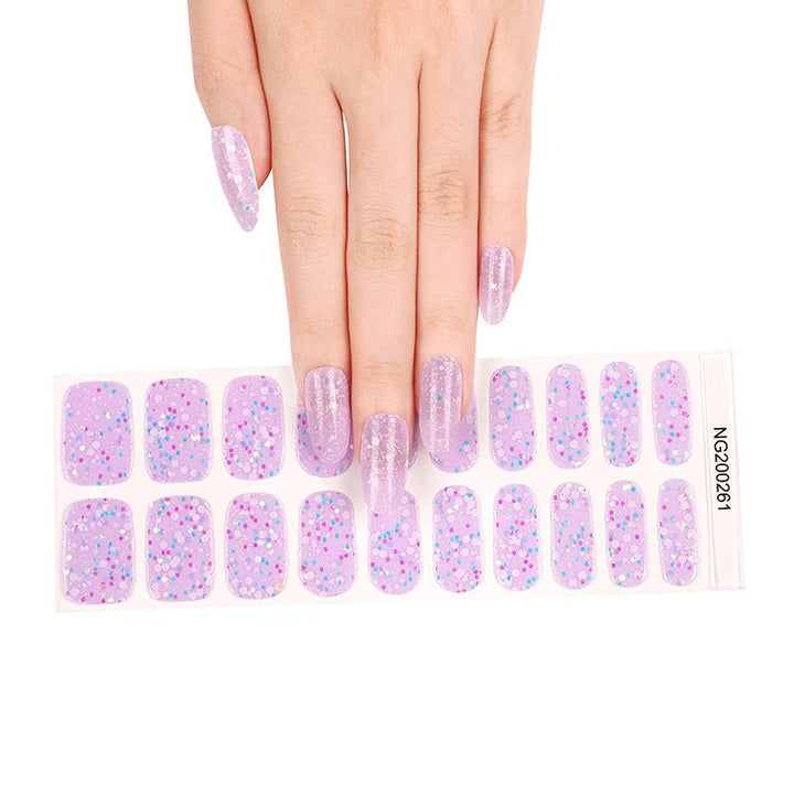 SEMI CURED GEL NAIL STICKER Devil J Collection N No.5 ( Glow In The Dark ) - Hi Gorgeous AU