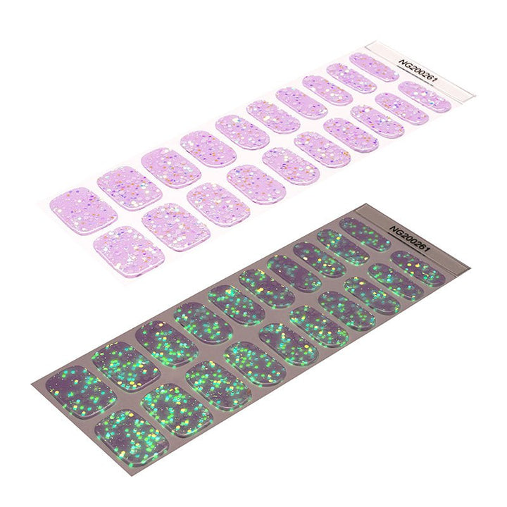 SEMI CURED GEL NAIL STICKER Devil J Collection N No.5 ( Glow In The Dark ) - Hi Gorgeous AU