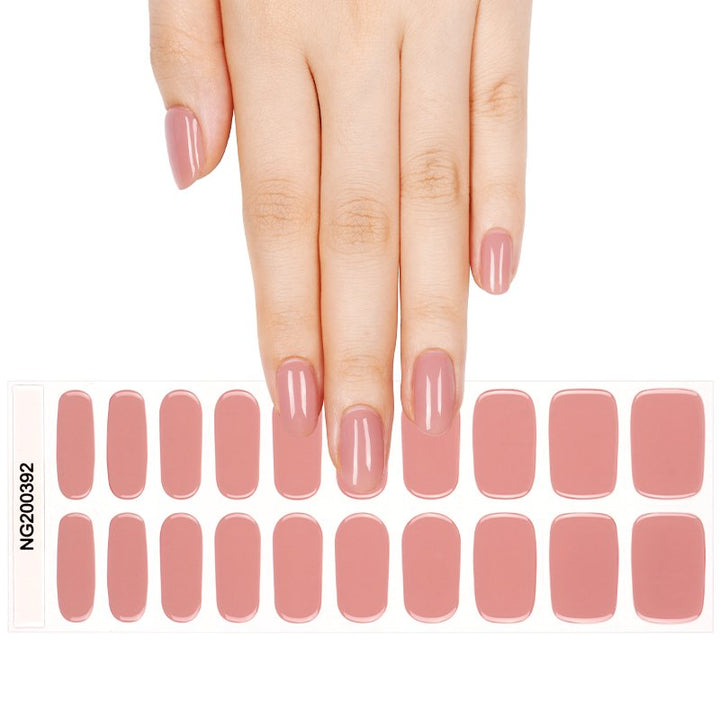 SEMI CURED GEL NAIL STICKER Devil J Collection N Nude Look - Hi Gorgeous AU