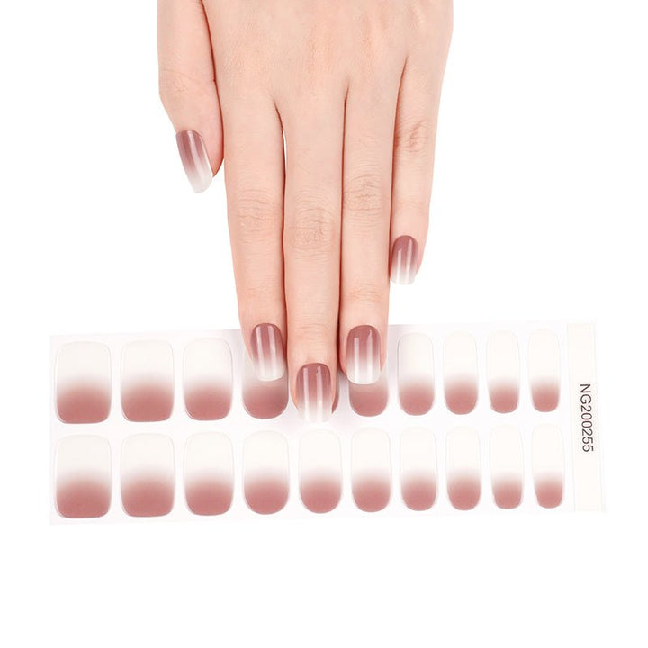 SEMI CURED GEL NAIL STICKER Devil J Collection N Nude Ombre - Hi Gorgeous AU