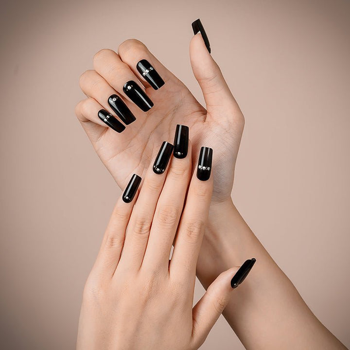 SEMI CURED GEL NAIL STICKER Devil J Collection N Onyx Date - Hi Gorgeous AU