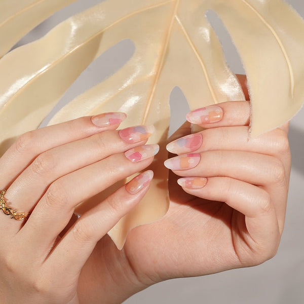 SEMI CURED GEL NAIL STICKER Devil J Collection N Pastel Veil - Hi Gorgeous AU