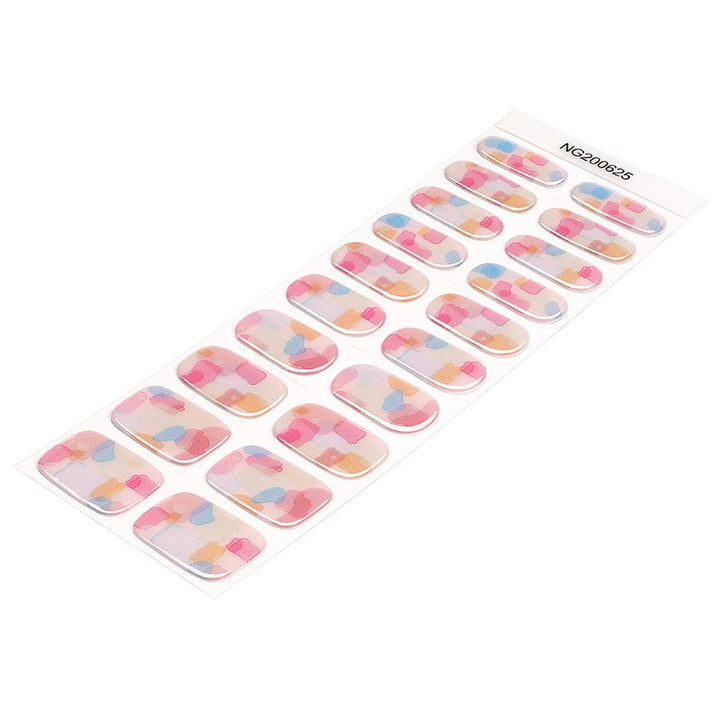 SEMI CURED GEL NAIL STICKER Devil J Collection N Pastel Veil - Hi Gorgeous AU