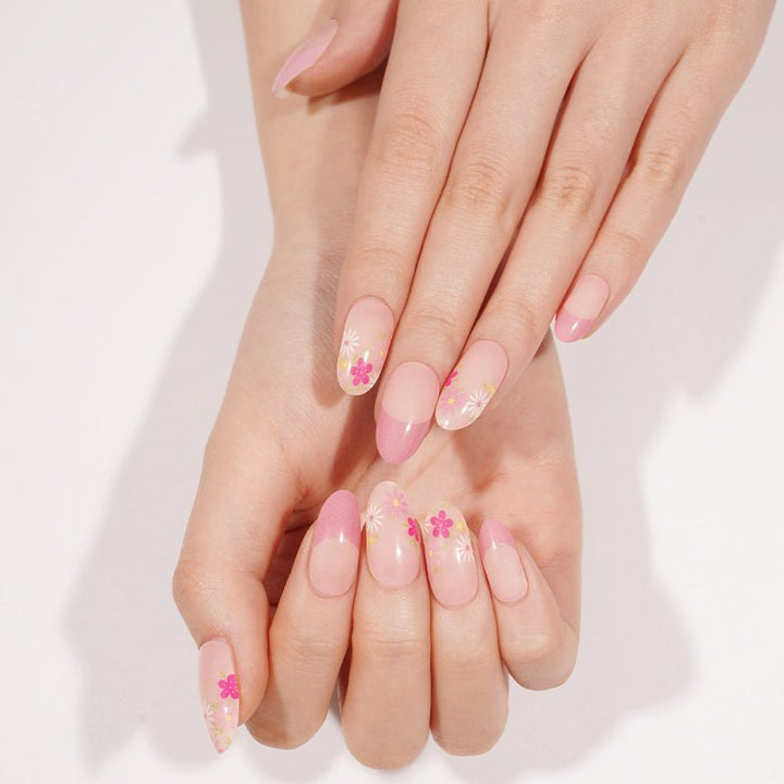 SEMI CURED GEL NAIL STICKER Devil J Collection N Petal Pink - Hi Gorgeous AU