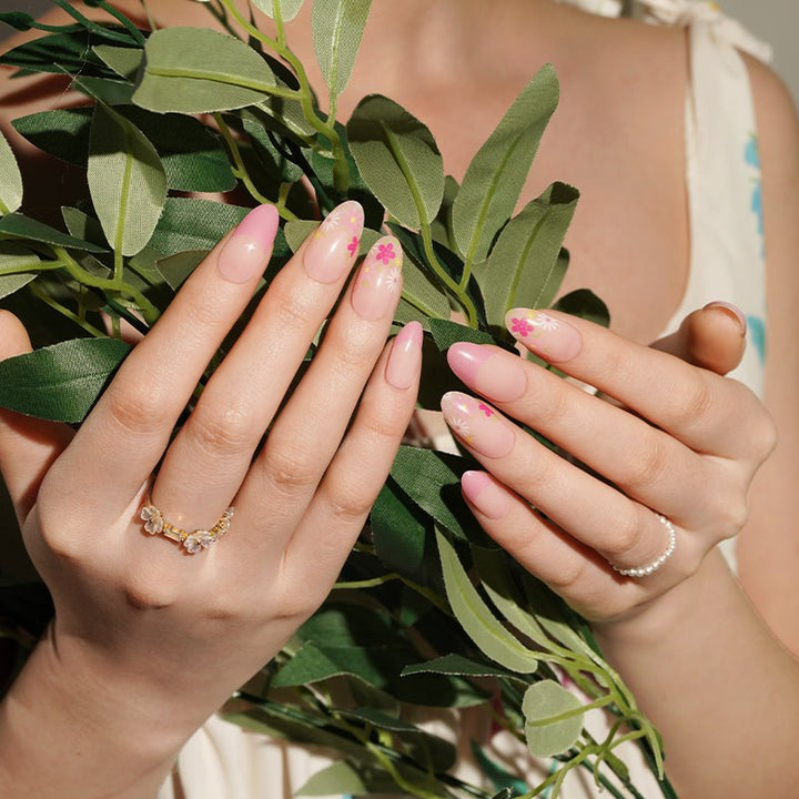 SEMI CURED GEL NAIL STICKER Devil J Collection N Petal Pink - Hi Gorgeous AU