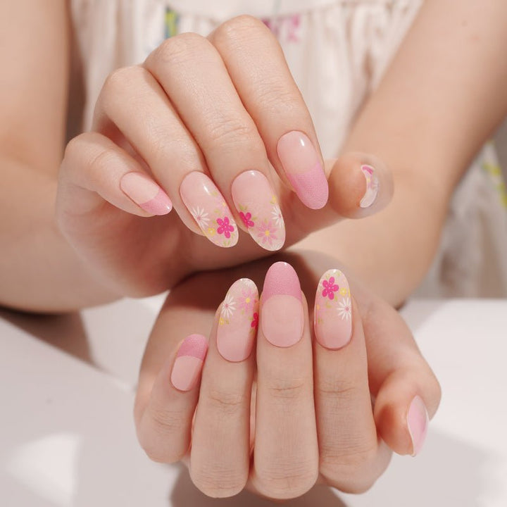 SEMI CURED GEL NAIL STICKER Devil J Collection N Petal Pink - Hi Gorgeous AU