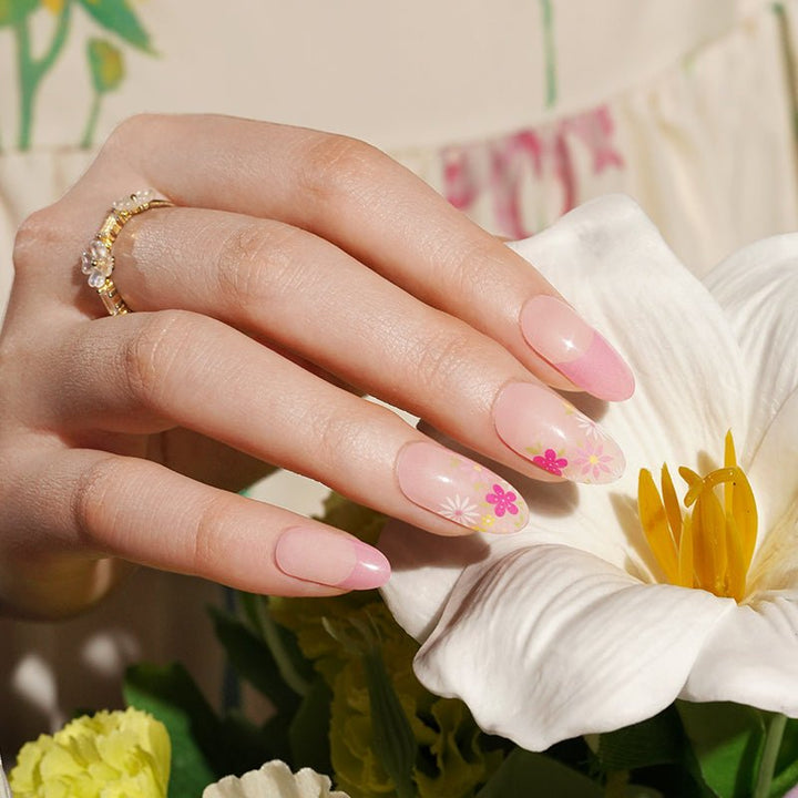 SEMI CURED GEL NAIL STICKER Devil J Collection N Petal Pink - Hi Gorgeous AU